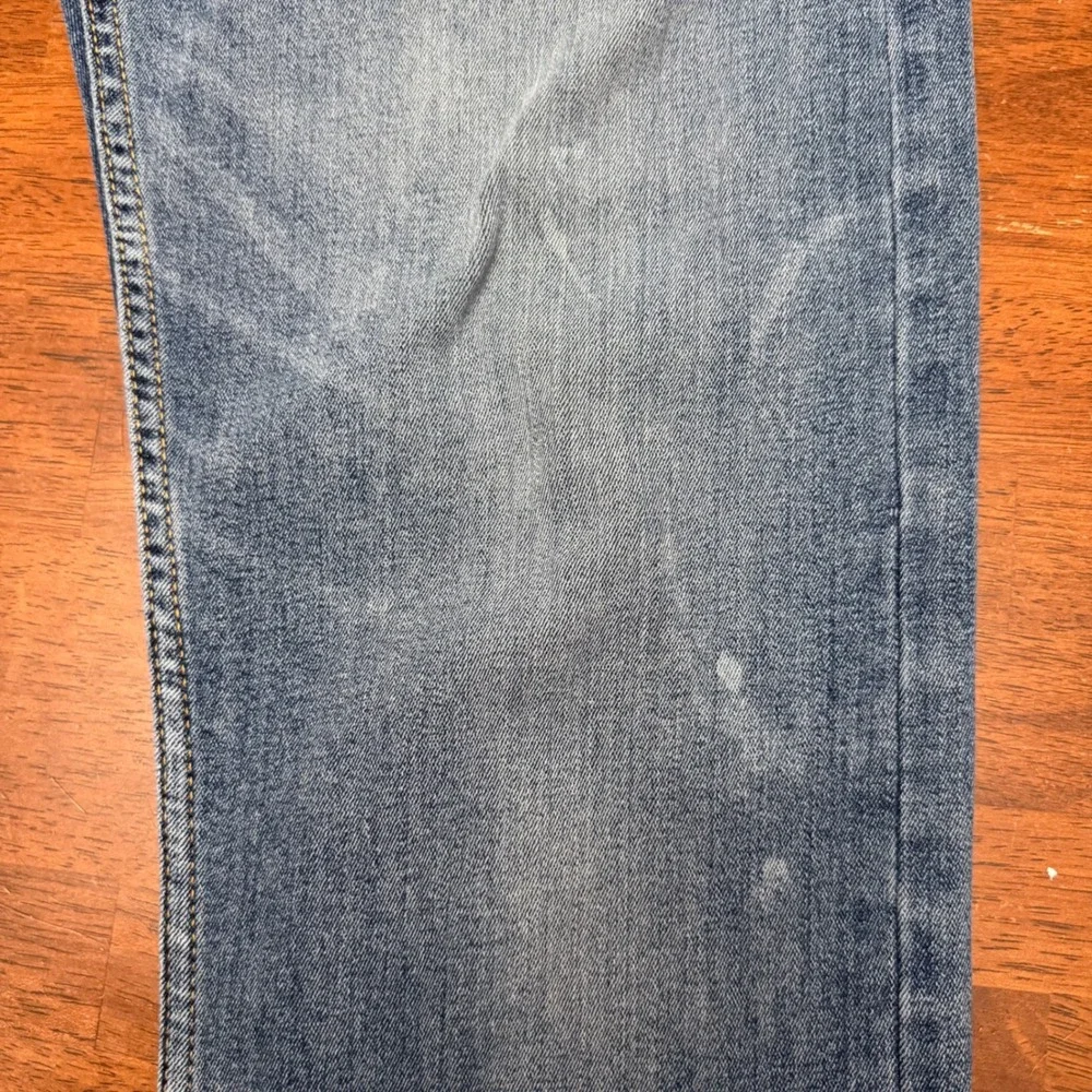 Levis 502 Taper Fit Jeans Mens 32x32 Blue Medium Wash Stretch Denim 29507-0053
